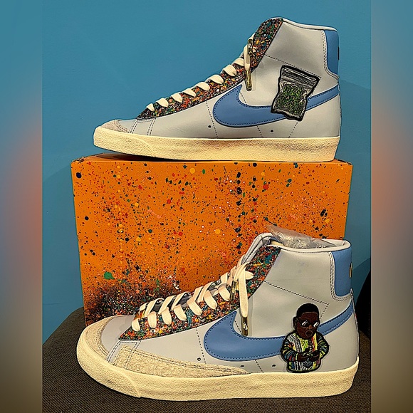 Nike Other - Notorious BIG Custom Nike Blazer Mid 1977 Throwback